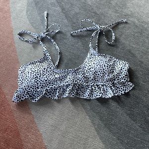 Small leopard bikini top - never worn